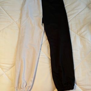 Black and White Sweatpants